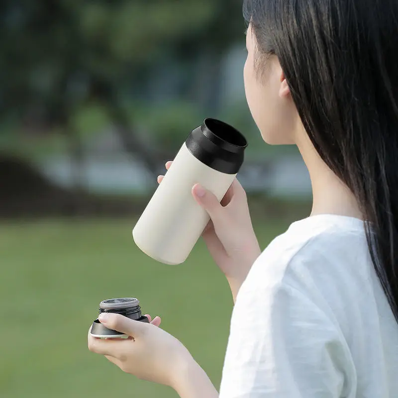 Wholesale Portable 350ml 500ml Double Layer Vacuum Thermos Coffee Tumbler Suppliers, Factory