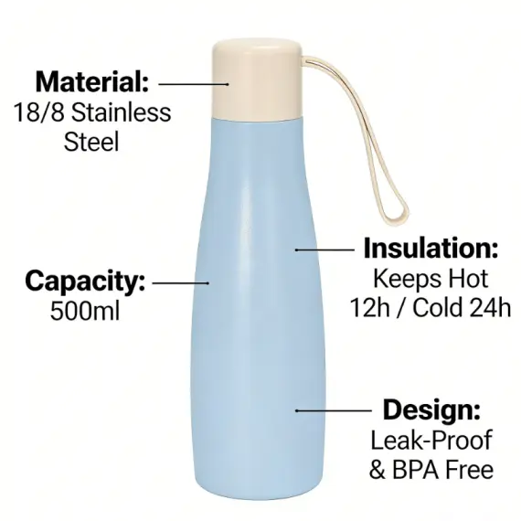 500ml Stainless Steel Bottle