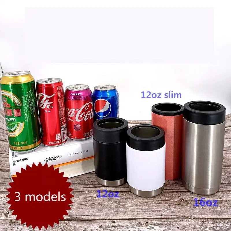 China Double Wall Stainless Steel Vacuum Insulated Can and Bottle cooler Suppliers, Factories