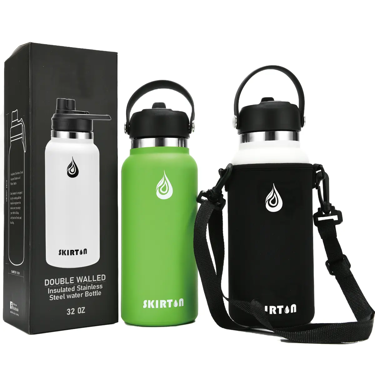 China Hydro Flask Wide Mouth Sports Double Wall Stainless Steel Water Bottle Drink Flask With Lid Supplier, Factory