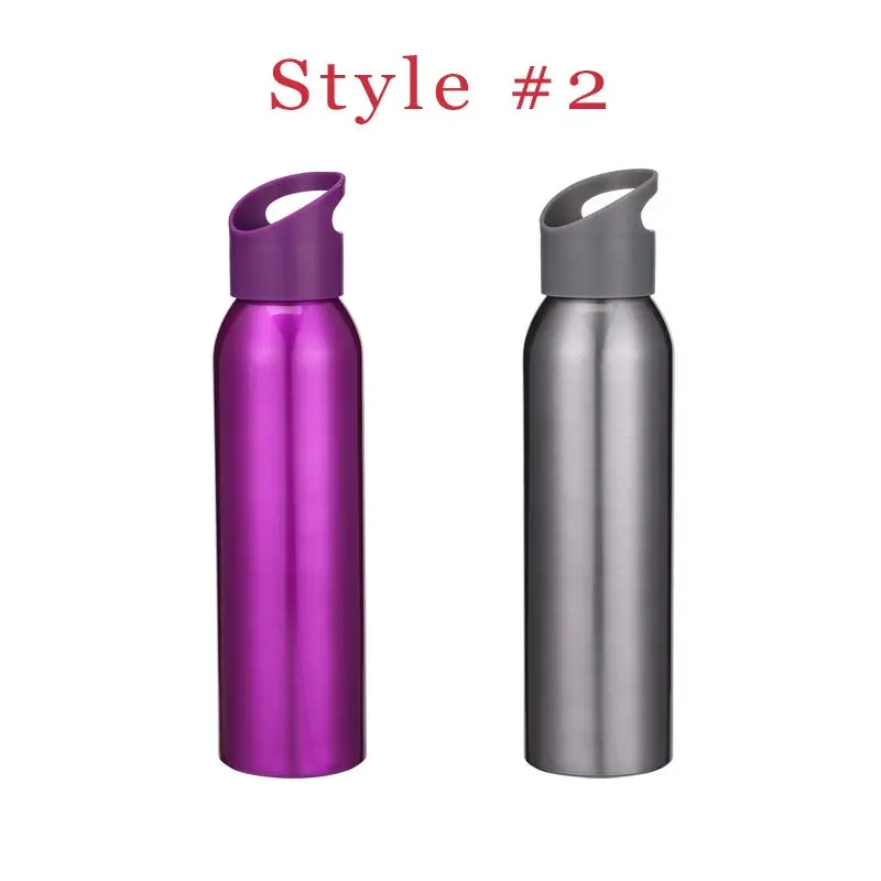 China Outdoor 500ml 650ml Single Wall Aluminum Sports Water Bottle Portable Hiking Thermos Manufacturers, Factories