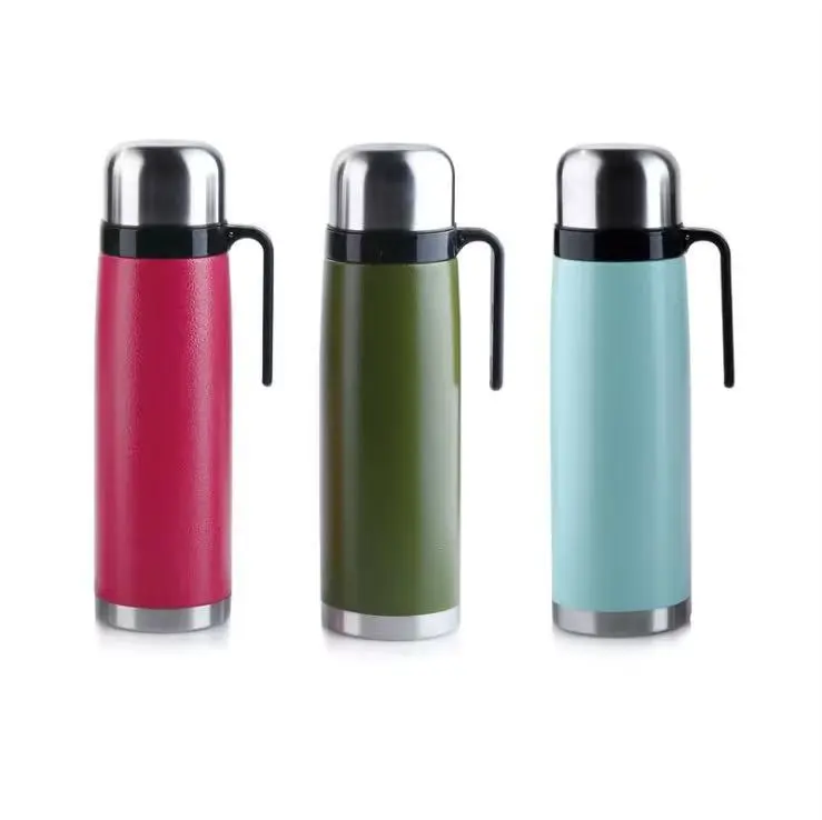 China Outdoor 1L Stainless Steel Vacuum Insulated Water Bottle Yerba Mate Tea Cup with Straw Suppliers, Factories