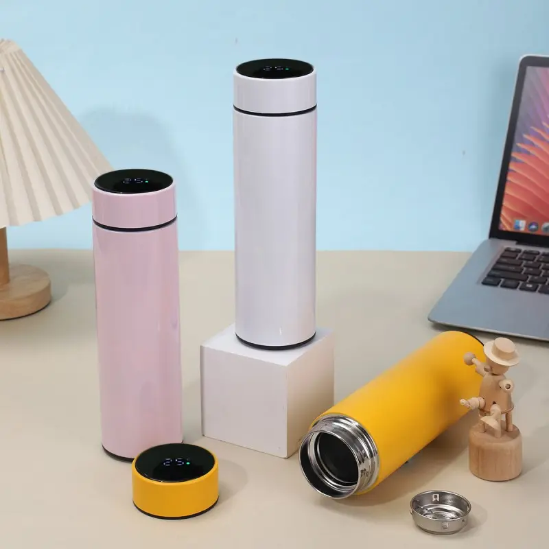 Wholesale Intelligent Stainless Steel Thermal Mug with Temperature Display 500ml Manufacturers, Factory