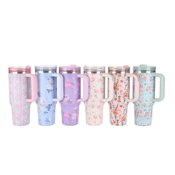 Floral Fantasy Tumbler