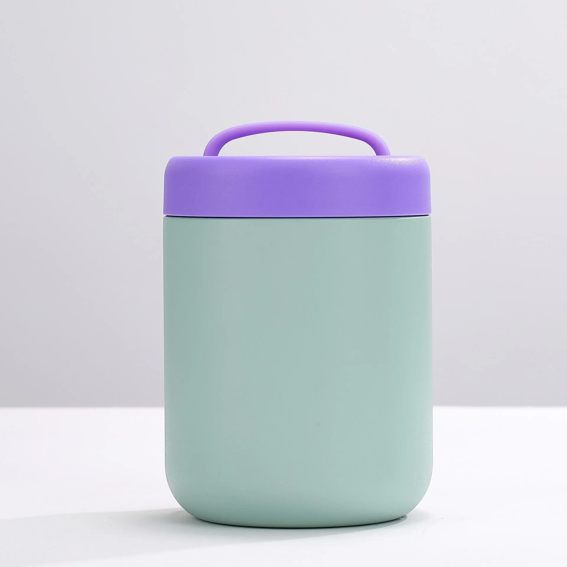 Wholesale Food Grade 400/600/800/1000ml Double Wall Vacuum Insulated Thermal Lunch Box with Silicone Handle Manufacturers, Manufacturer