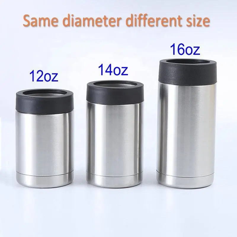 China Double Wall Stainless Steel Vacuum Insulated Can and Bottle cooler Suppliers, Factories
