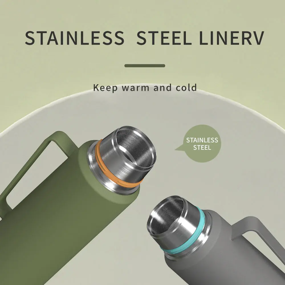 China Portable 40oz Stainless Steel Leak-proof With Handle Large Capacity Outdoor Sharing Kettle Manufacturer, Factory