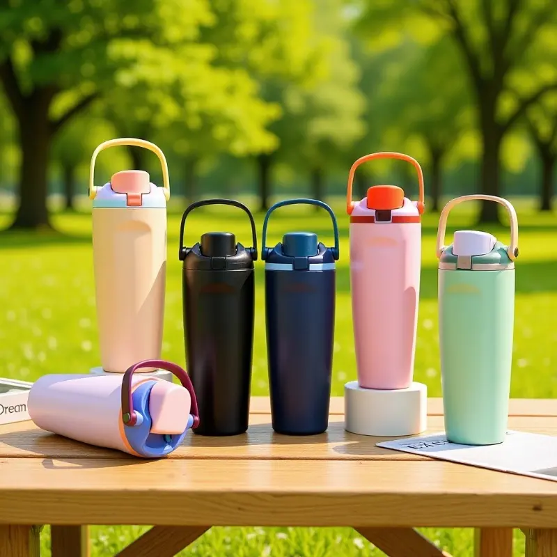 Wholesale Insulated Stainless Steel Freesip Water Bottle with Two-Way Drinking Lid Supplier, Factories