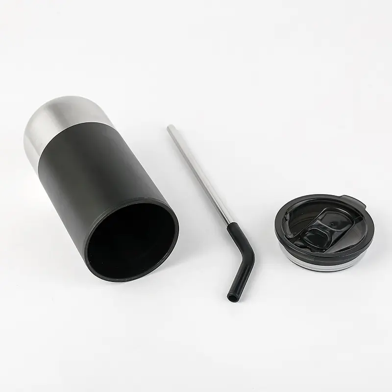 Wholesale 500ml Insulated Tumbler with Straw Interior Plastic Exterior Steel Coffee Cup Manufacturer, Suppliers