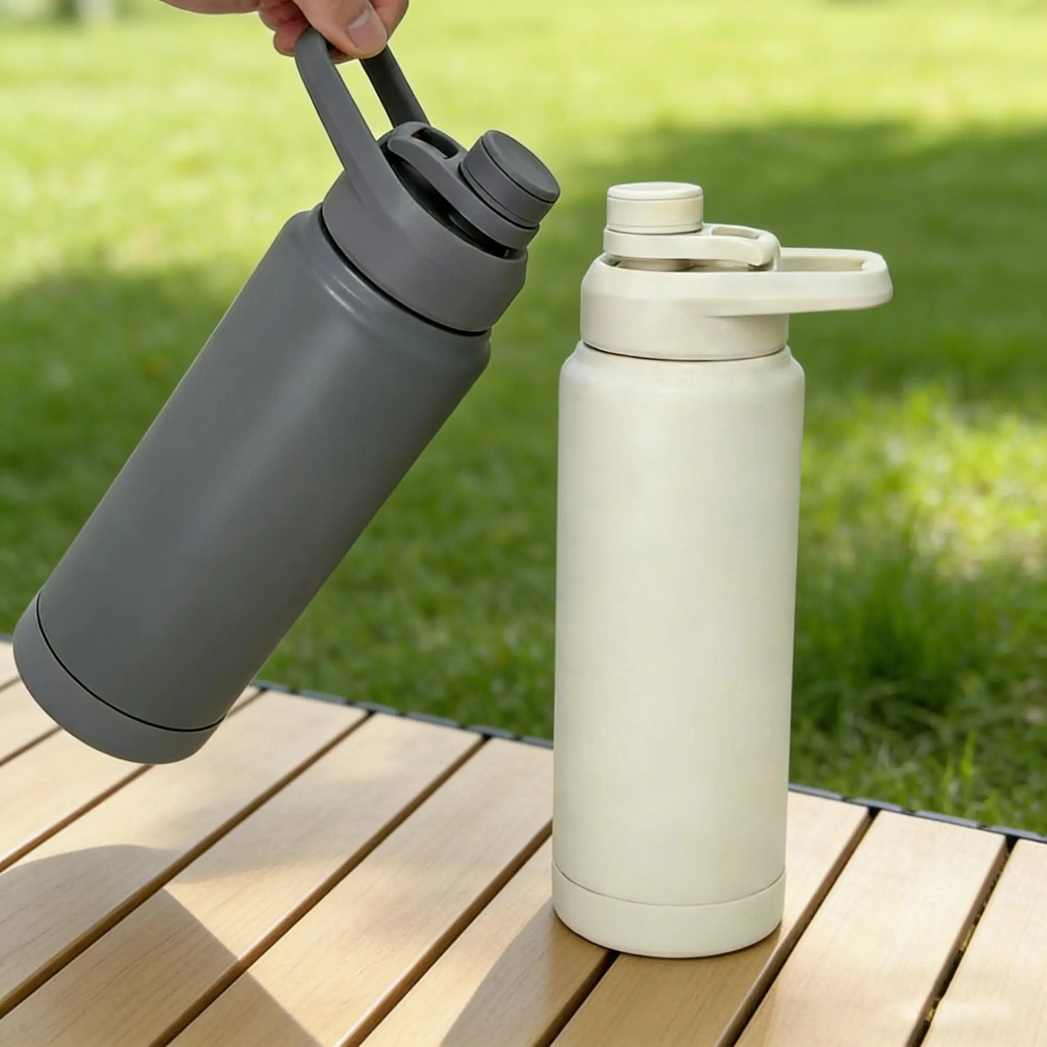Stainless Steel Sports Thermos Vacuum Insulated