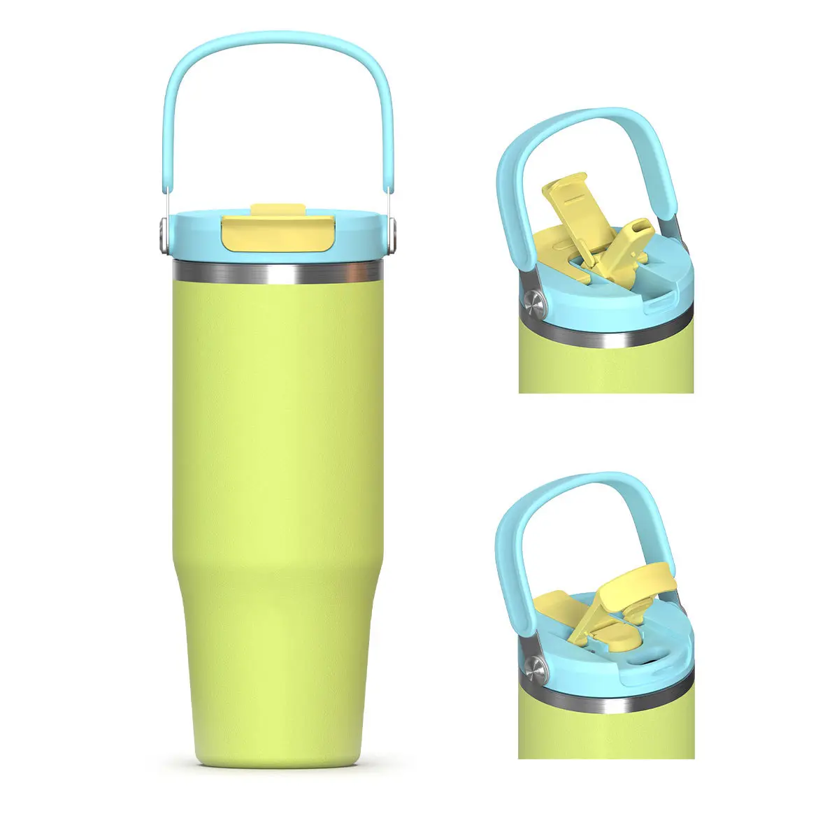 China Portable Vacuum Insulated Travel Tumbler with 2 in 1 Lid Manufacturer, Suppliers