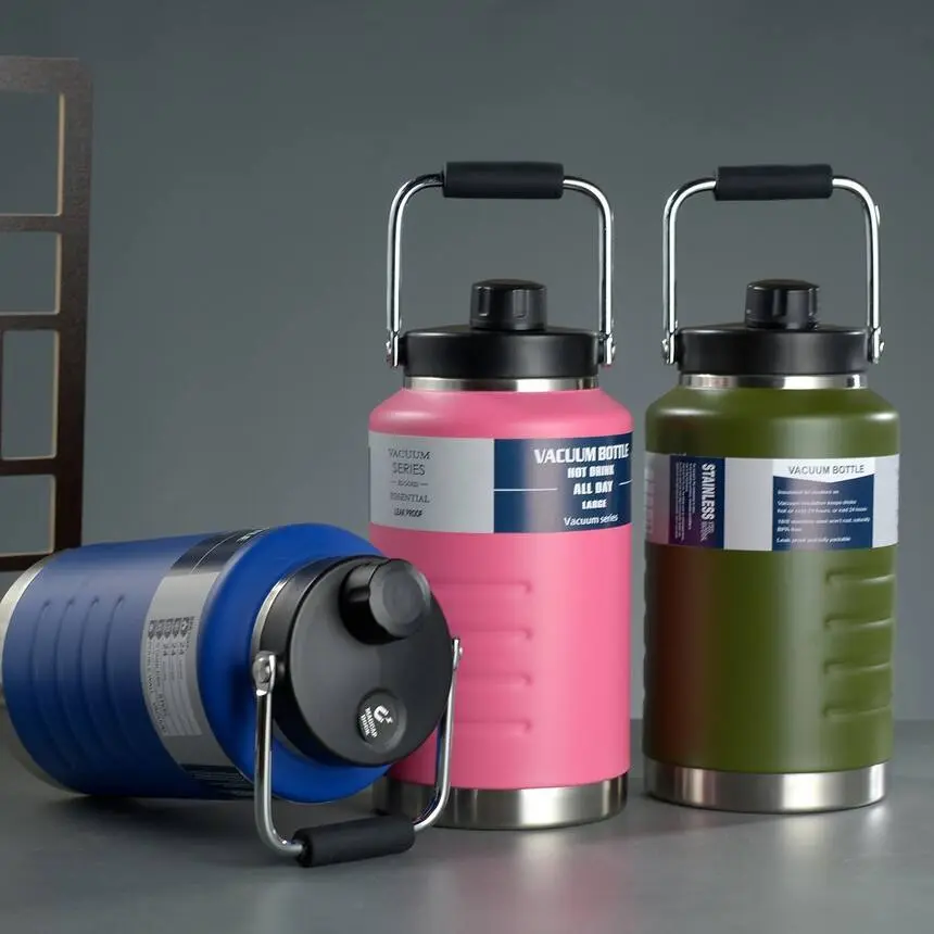 Wholesale Big Size Thermal Jug Double Wall Sport Bottle Insulated Stainless Steel Water Bottle Manufacturer, Factory