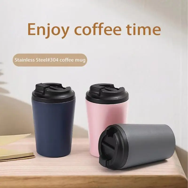 China 12oz Simple Travel Stainless Steel Double Wall Vacuum Insulated Coffee Mug Manufacturer, Factory