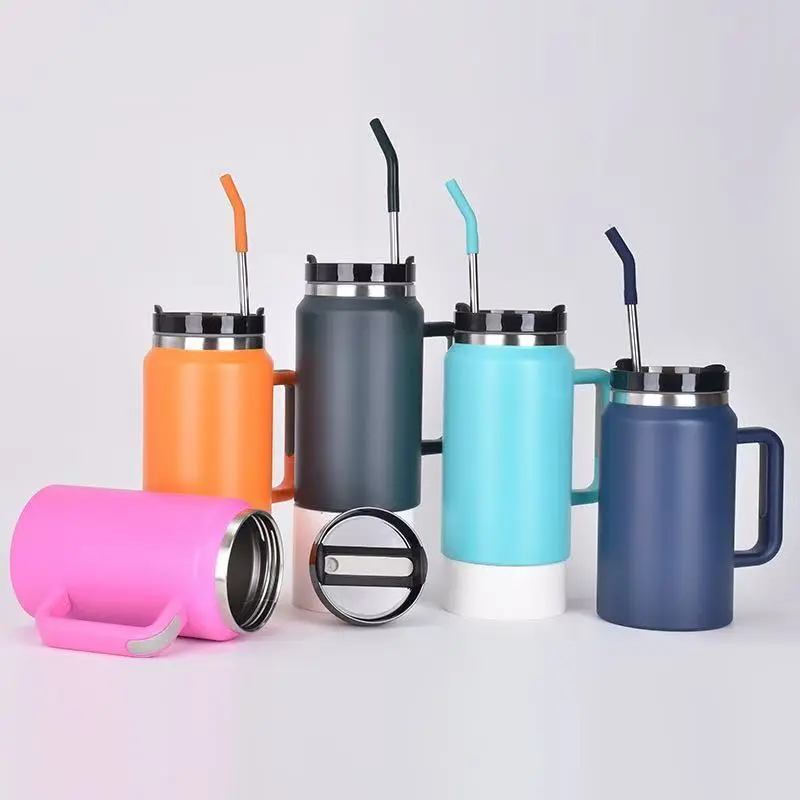 Wholesale Large Capacity 50OZ/64OZ Stainless Steel 304 Double Wall Sports Vacuum Flask Supplier, Factory