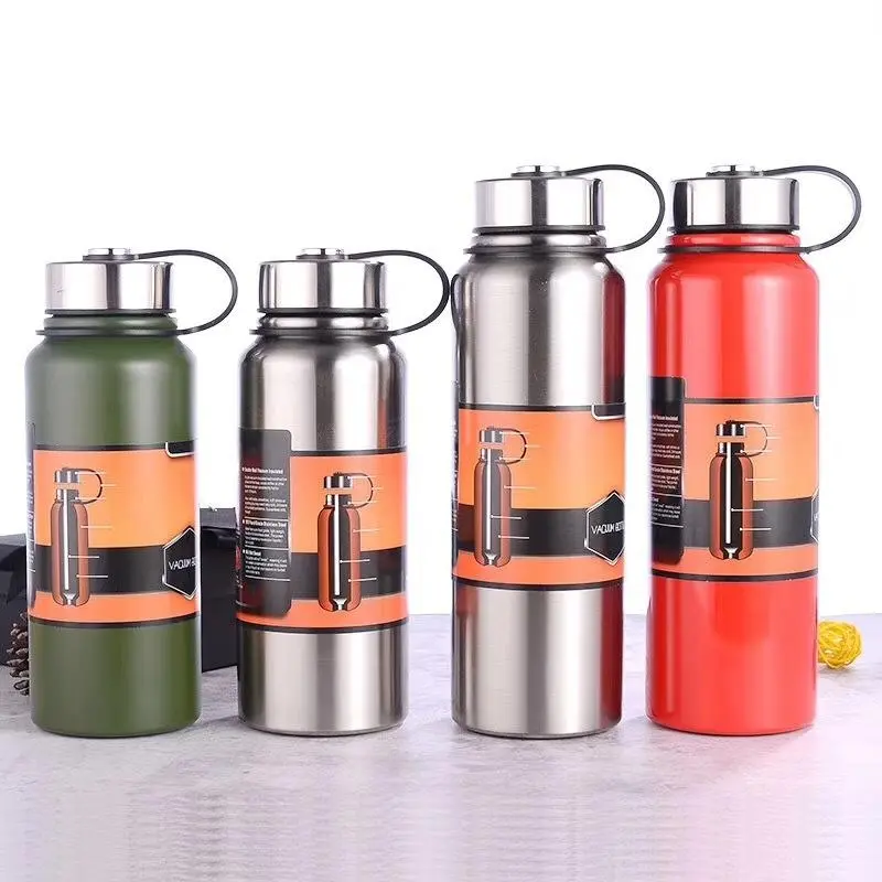 China Outdoor 650/800/1100/1500ml Double Wall Vacuum Insulated Stainless Steel Sports Thermos with Handle Factories, Factory