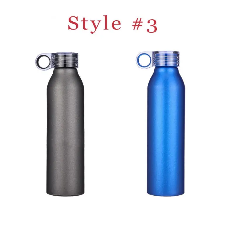 China Outdoor 500ml 650ml Single Wall Aluminum Sports Water Bottle Portable Hiking Thermos Manufacturers, Factories