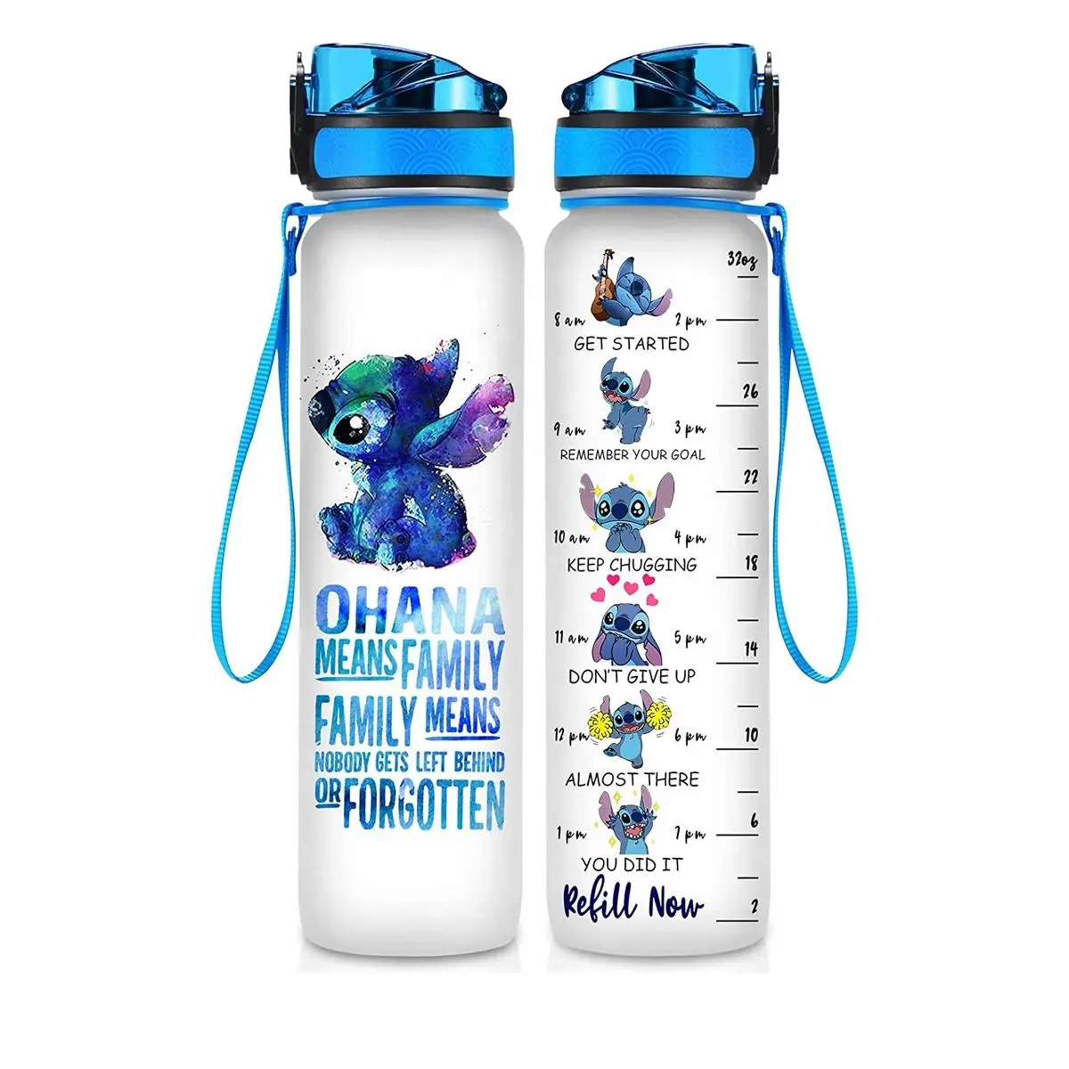 Wholesale Large Capacity 32oz BPA-free Plastic Water Bottle with Motivational Time Maker Supplier, Factories