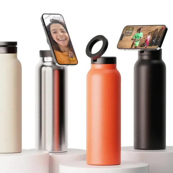 China 24oz/32oz Double Wall Stainless Steel Vacuum Insulated Thermos with Magnetic Mobile Holder Supplier, Factories