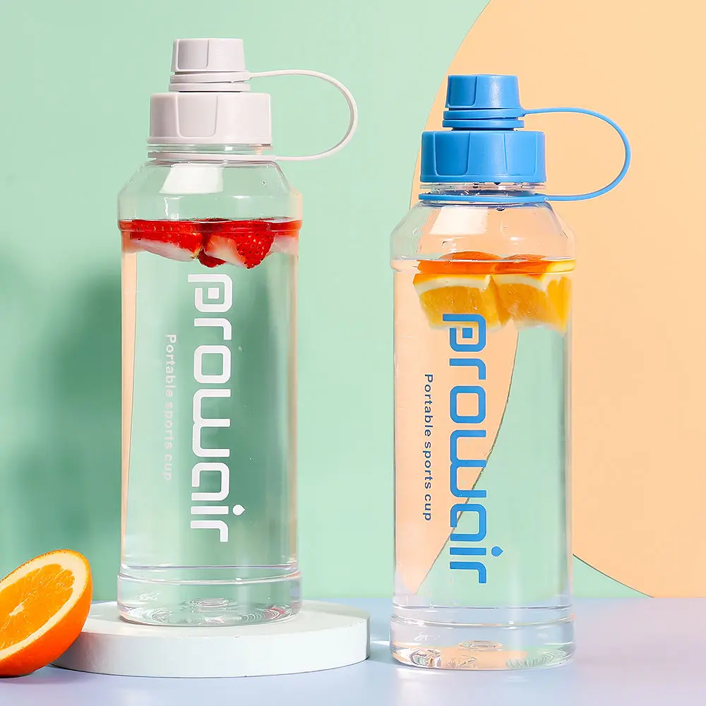 China Motivational Clear Water Bottle Coated PP and Plastic Material with Straw for Outdoor Camping Direct Drinking Factories, Factory