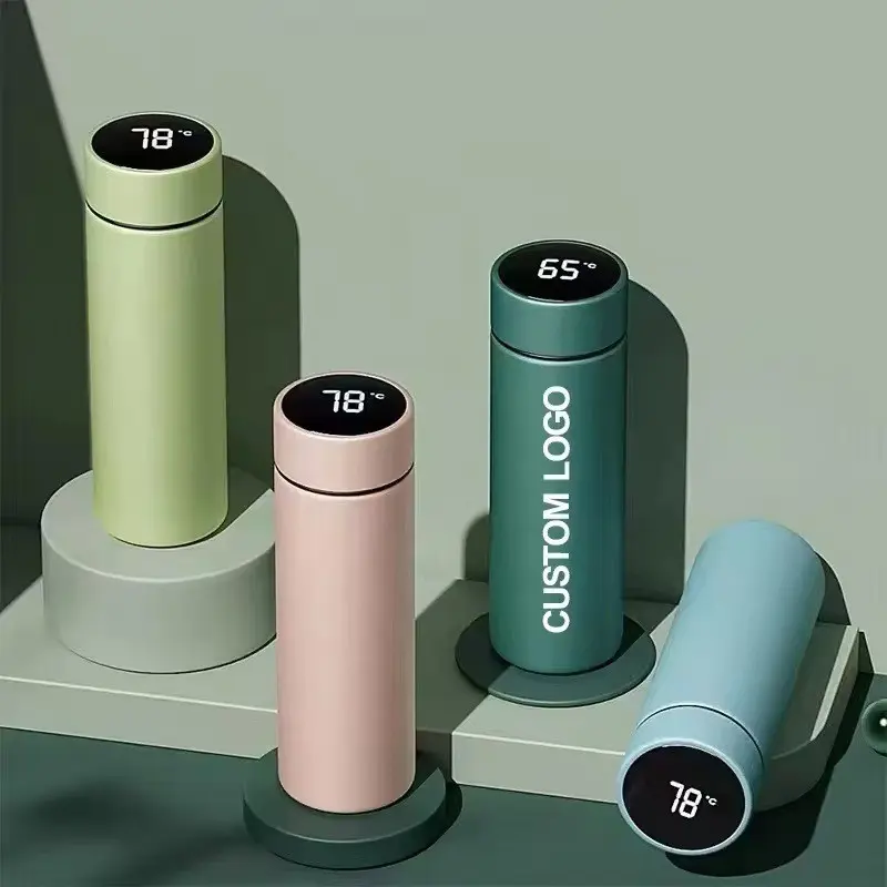 Wholesale Intelligent Stainless Steel Thermal Mug with Temperature Display 500ml Manufacturers, Factory
