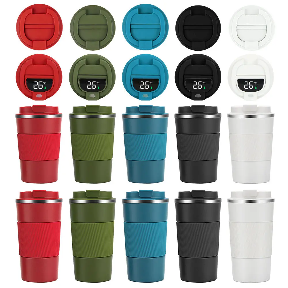 China Leakproof Insulated Thermal Travel Stainless Steel Coffee Mug with Temperature Display Factories, Factory