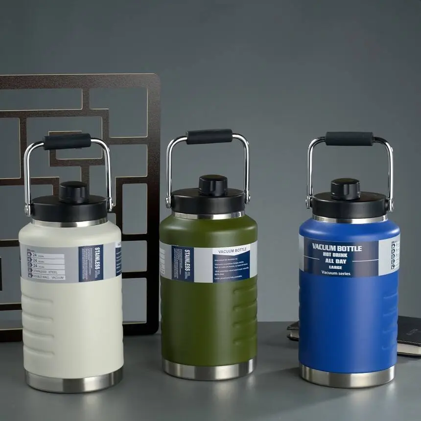 Wholesale Big Size Thermal Jug Double Wall Sport Bottle Insulated Stainless Steel Water Bottle Manufacturer, Factory