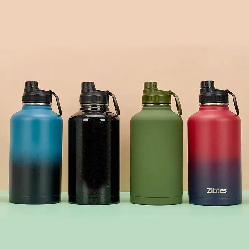 Wholesale Vacuum Insulated Water Bottle - Keep Hot Cold Vacuum Flasks with Straw & Spout Lids Manufacturers, Manufacturer