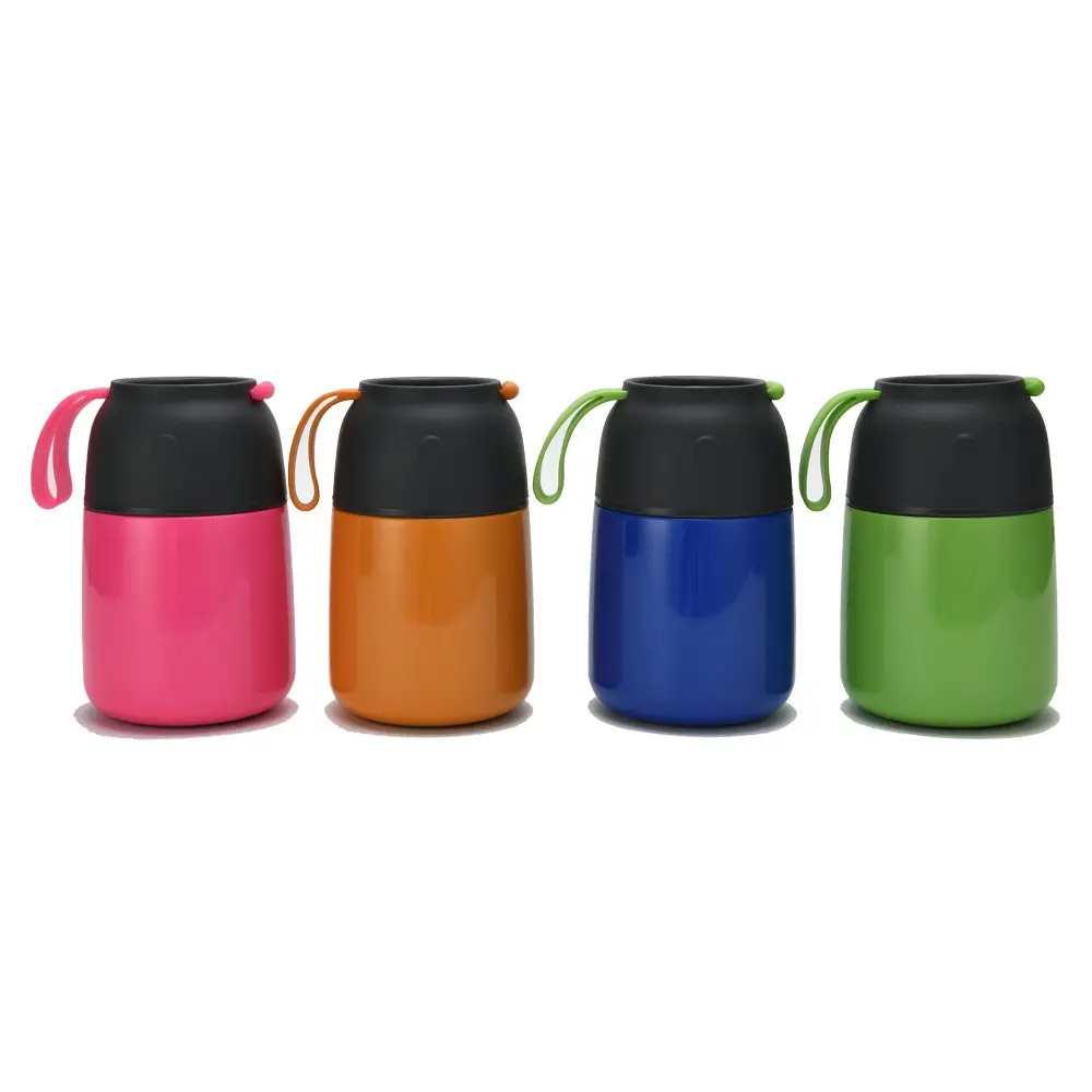 Wholesale 17oz 24oz Vacuum Insulated Food Jar Thermal Lunch Containers with Spoon Manufacturers, Factories