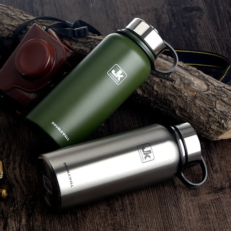 China Outdoor 650/800/1100/1500ml Double Wall Vacuum Insulated Stainless Steel Sports Thermos with Handle Factories, Factory