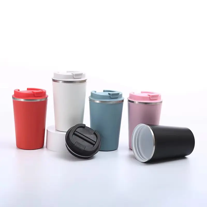 Wholesale 380ml 500ml Tumbler with Ceramic Inner Coating Insulated Coffee Mug Keep Cold Warm Manufacturer, Factories