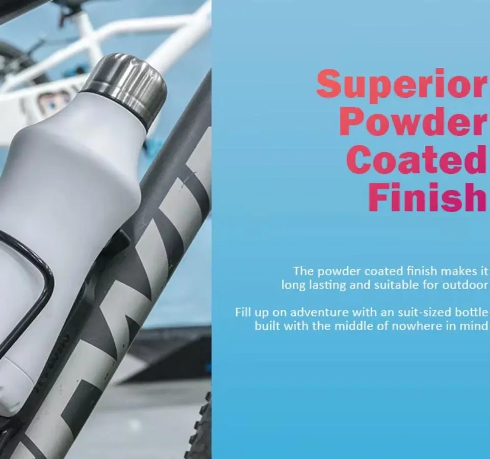 Double Wall Insulated Stainless Steel Water Bottle Powder Coated Durable