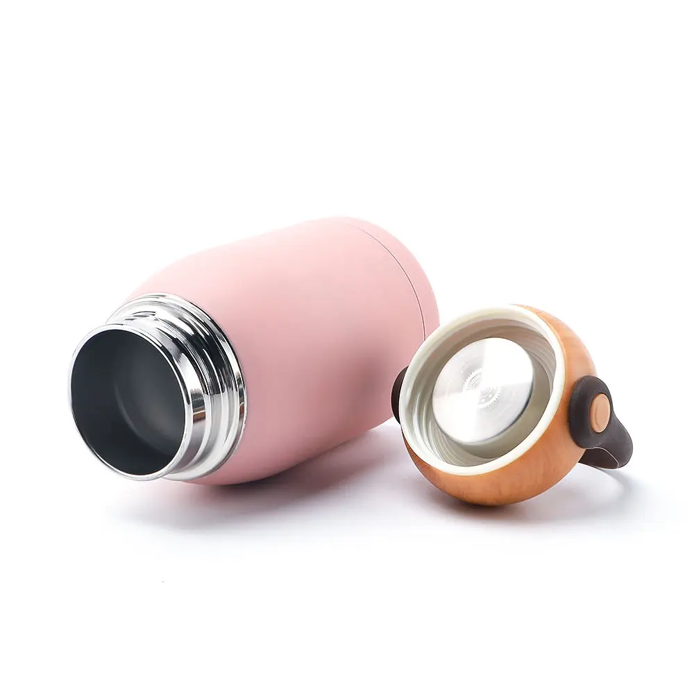 China Eco Friendly Stainless Steel Vacuum Thermos Portable Drinking Cup with handle lid Factories, Factory