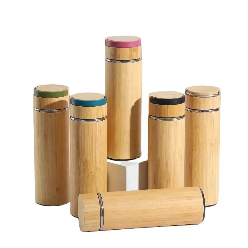 Bamboo Vacuum Flask