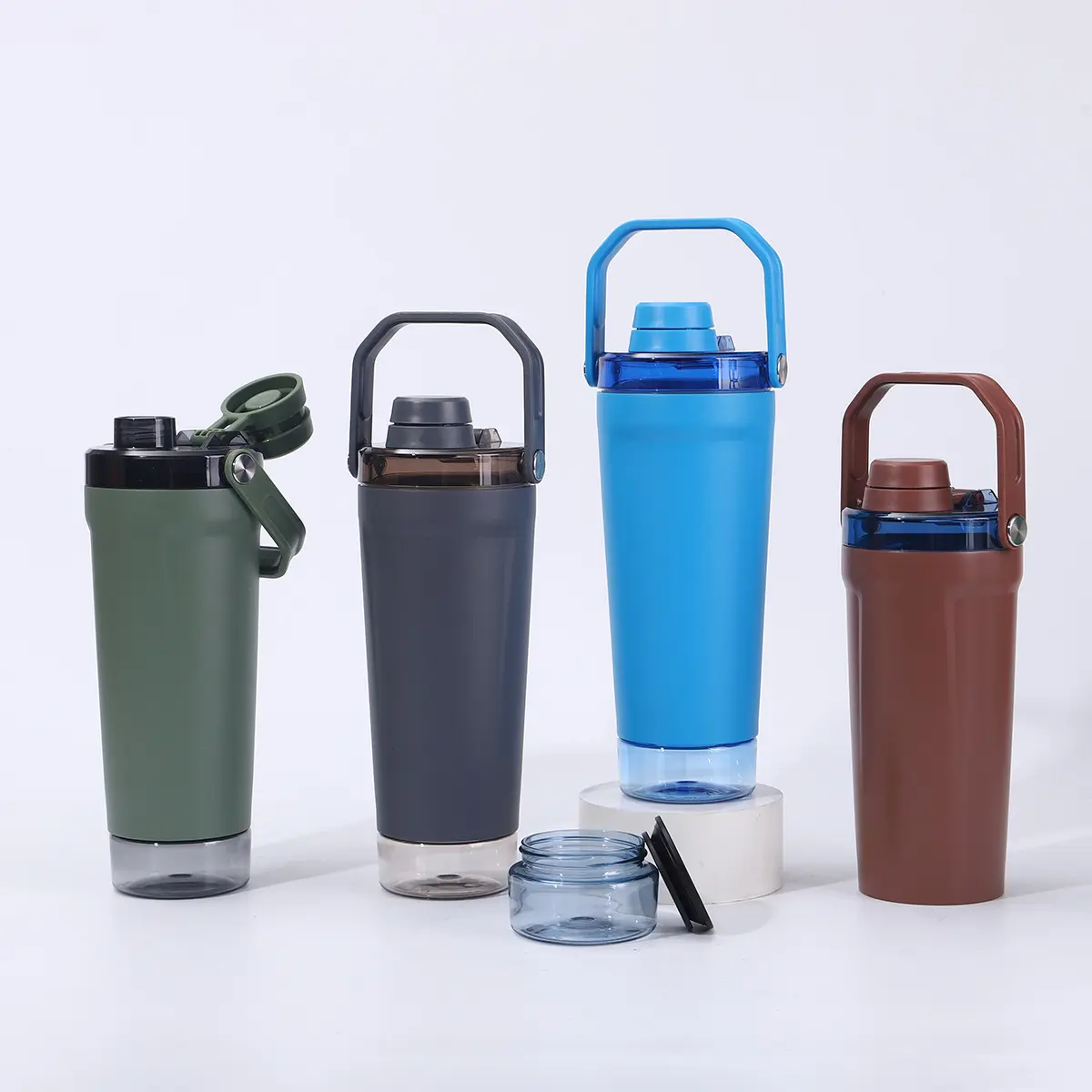 China Stainless Steel 20oz Active Gym Protein Shaker Water Bottle for Sports Suppliers, Factory