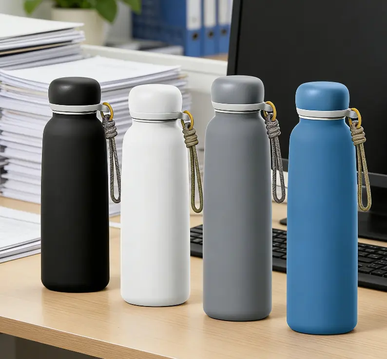 Wholesale Eco Friendly Insulated Drink Water Bottle with Customized Logo and Lid Manufacturers, Factory