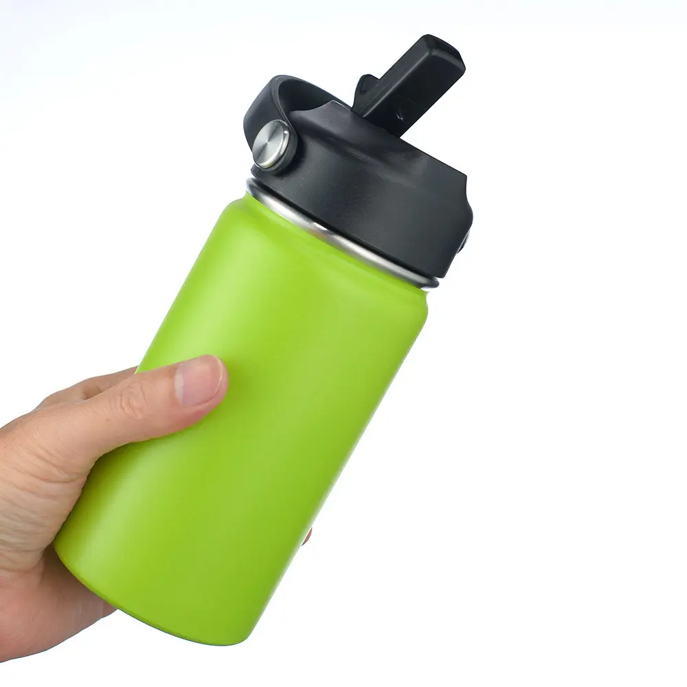 Wholesale Kids 12oz Stainless Steel Vacuum Wide Mouth Sports Flasks with Lid Manufacturers, Manufacturer