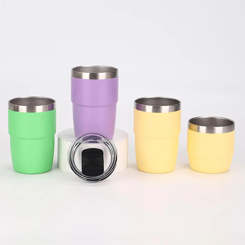 China 4oz 6oz 8oz Insulated Vacuum Stackable Mug with Magnetic Lid Factories, Factory