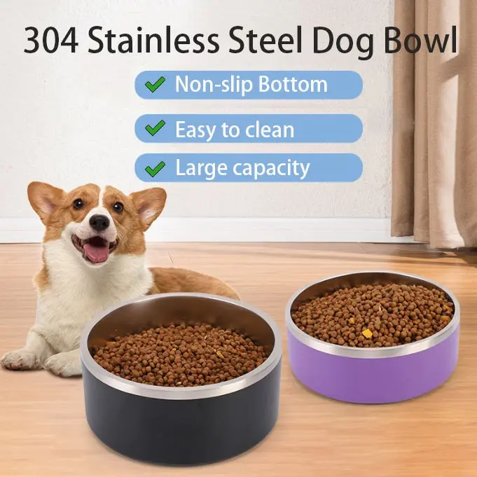 Insulated Stainless Steel Dog Bowl