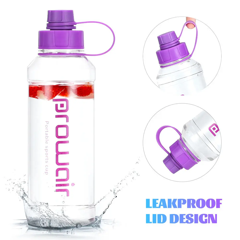 China Motivational Clear Water Bottle Coated PP and Plastic Material with Straw for Outdoor Camping Direct Drinking Factories, Factory