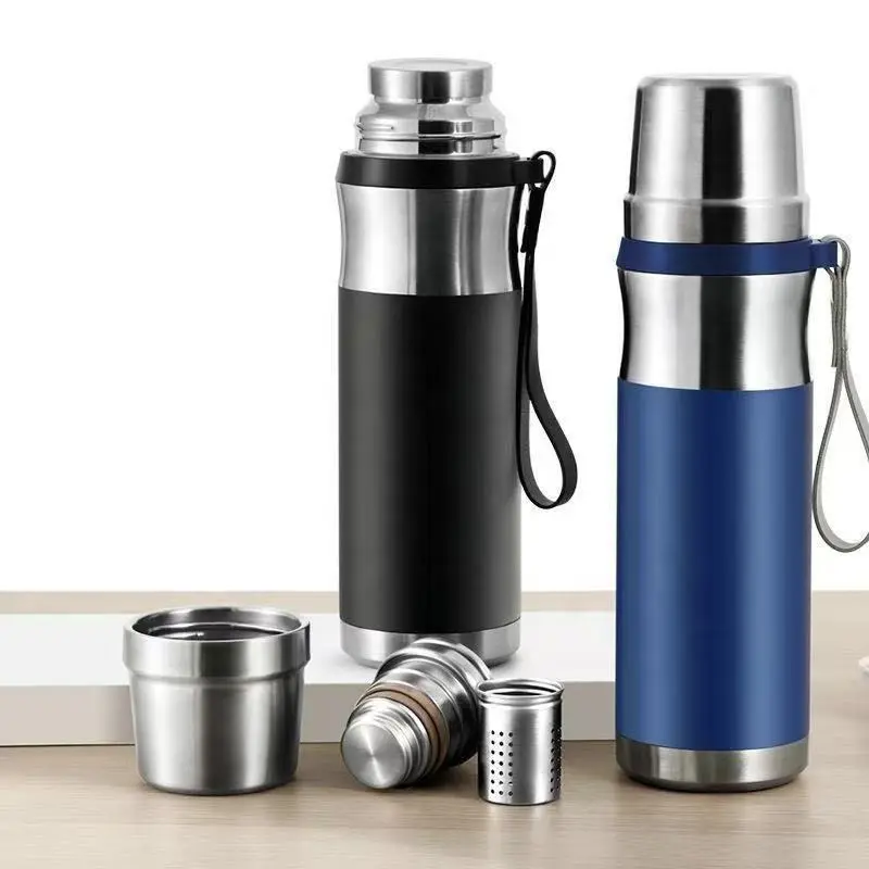 Wholesale Premium Insulated 316 Stainless Steel 18/10 Vacuum Thermos Flasks with Tea Infuser Manufacturers, Supplier