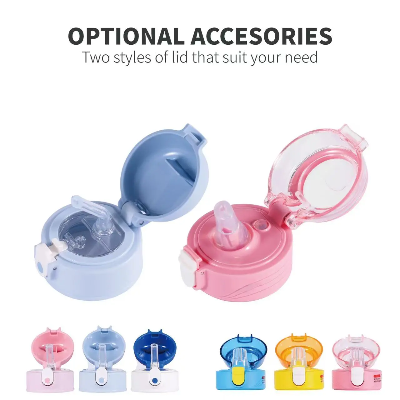 China 16oz Cute New Design BPA Free Kids Flask with Straw for School Children Manufacturers, Supplier