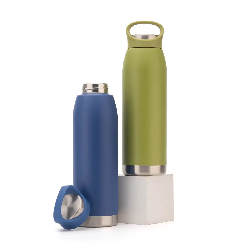 China Custom Vacuum Insulated Water Flask 700ml with Portable Handle Factories, Factory