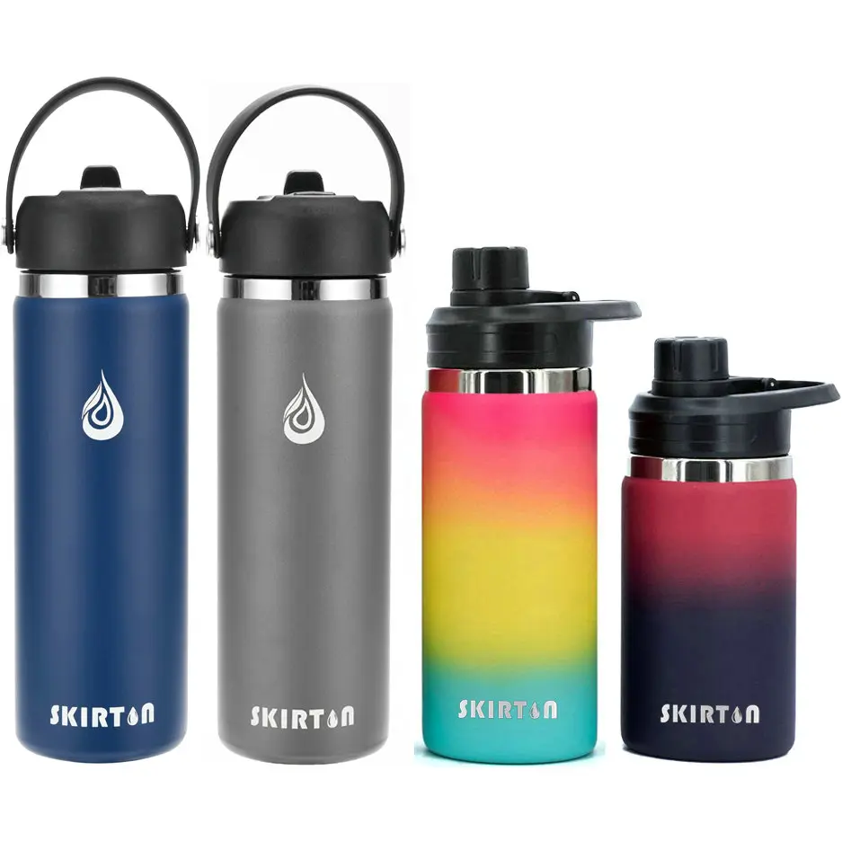 China Multi - Capacity Insulated Stainless Steel Hydroflask Water Bottle with Straw Lid Manufacturers, Factory
