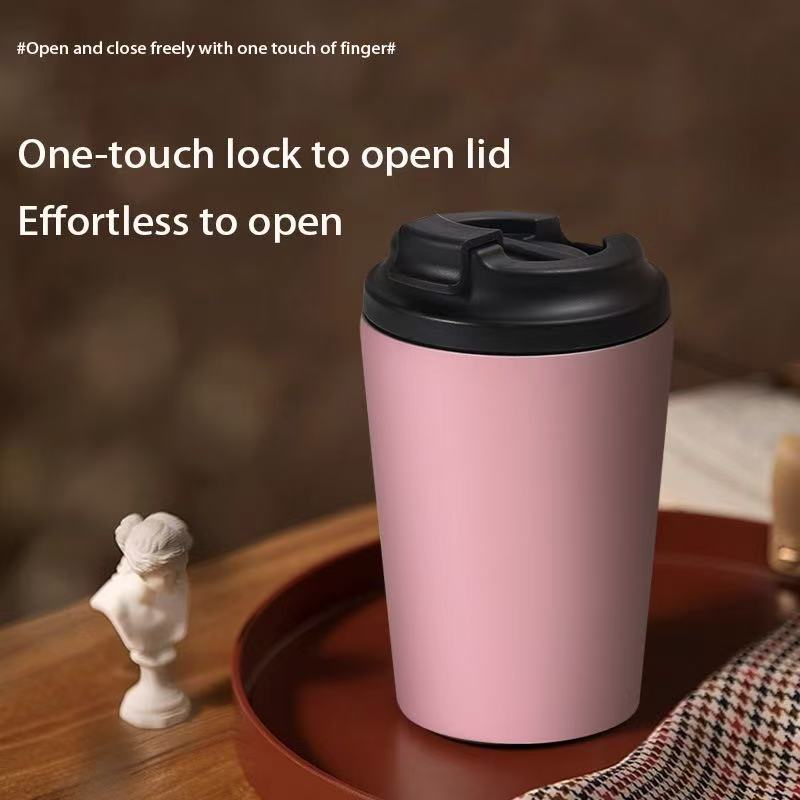 China 12oz Simple Travel Stainless Steel Double Wall Vacuum Insulated Coffee Mug Manufacturer, Factory