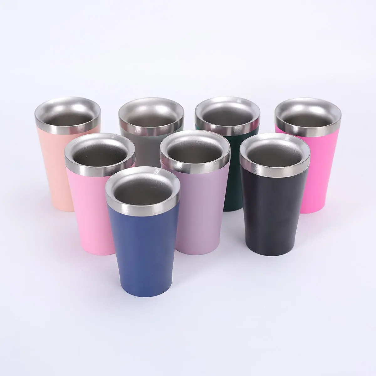 Wholesale 5oz Double Wall Stainless Steel Vacuum Cup Mini Coffee Tumbler with Straw Spoon