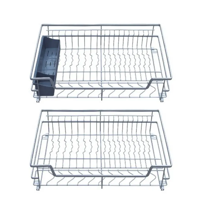 High-Quality Factory Direct Sale High Quality Kitchen Flat Steel Pull-Out Basket Factories, Service