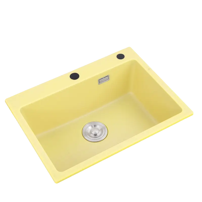 Cheap Yellow kitchen and bathroom customizable sink Supplier, Factory
