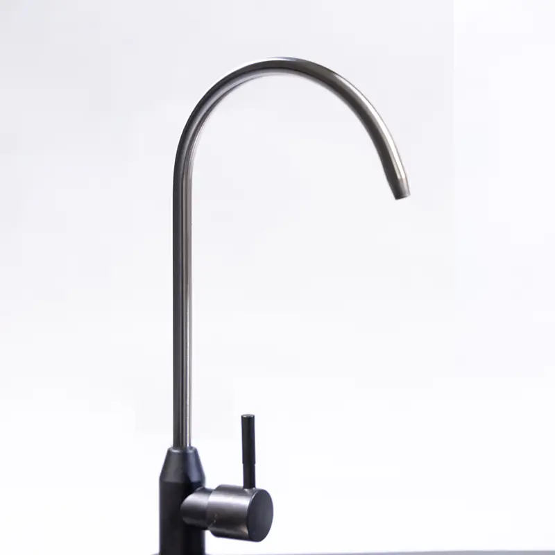 Cheap SUS304 stainless steel straight drink single cold faucet kitchen pure water purifier Suppliers, Factory