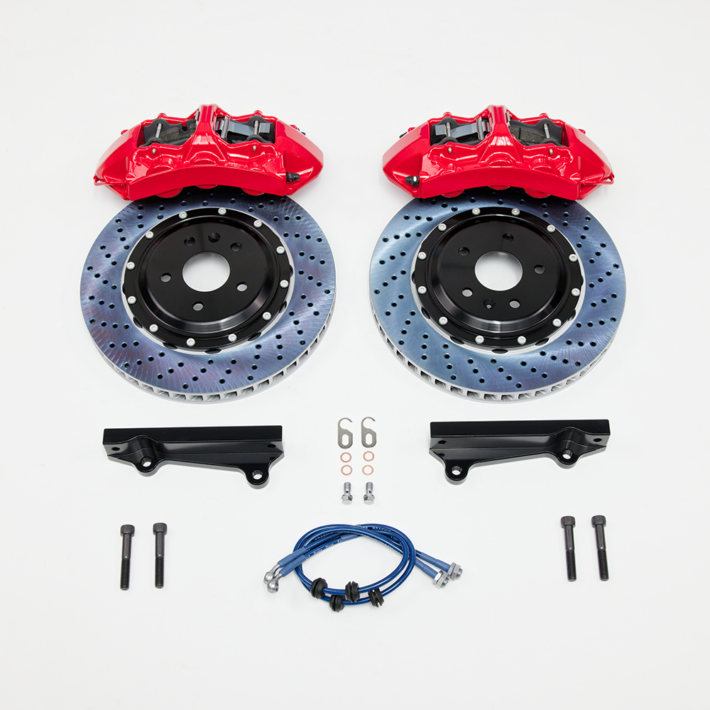 Auto Brake Systems Racing 6 Piston Brake Caliper Disc Big Brake Kit 6 Pot for BMW E39 E60 M5 F10 G30 X5 E70 F15