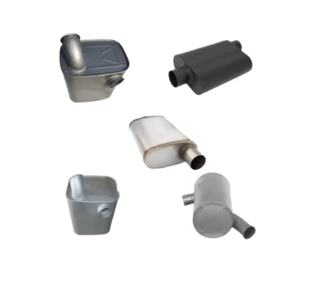 New Truck Aluminum Muffler | High Performance Exhaust System Parts | IATF16949 Certified | Universal Fitment-Professional
